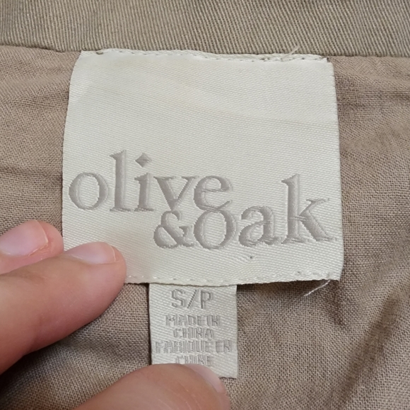 Cotton Jacket Olive&Oal beige vintage Y2k blazer - Picture 6 of 8